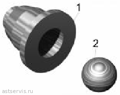 Рисунок 2.5.40 – Опора пружины в сборе