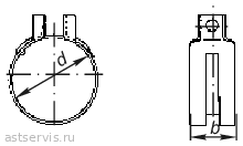 Шпонки сегментные