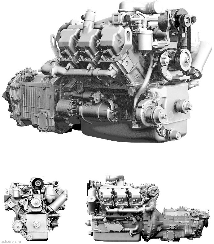 Рисунок 2а – Двигатель ЯМ3-7601.10 в сборе