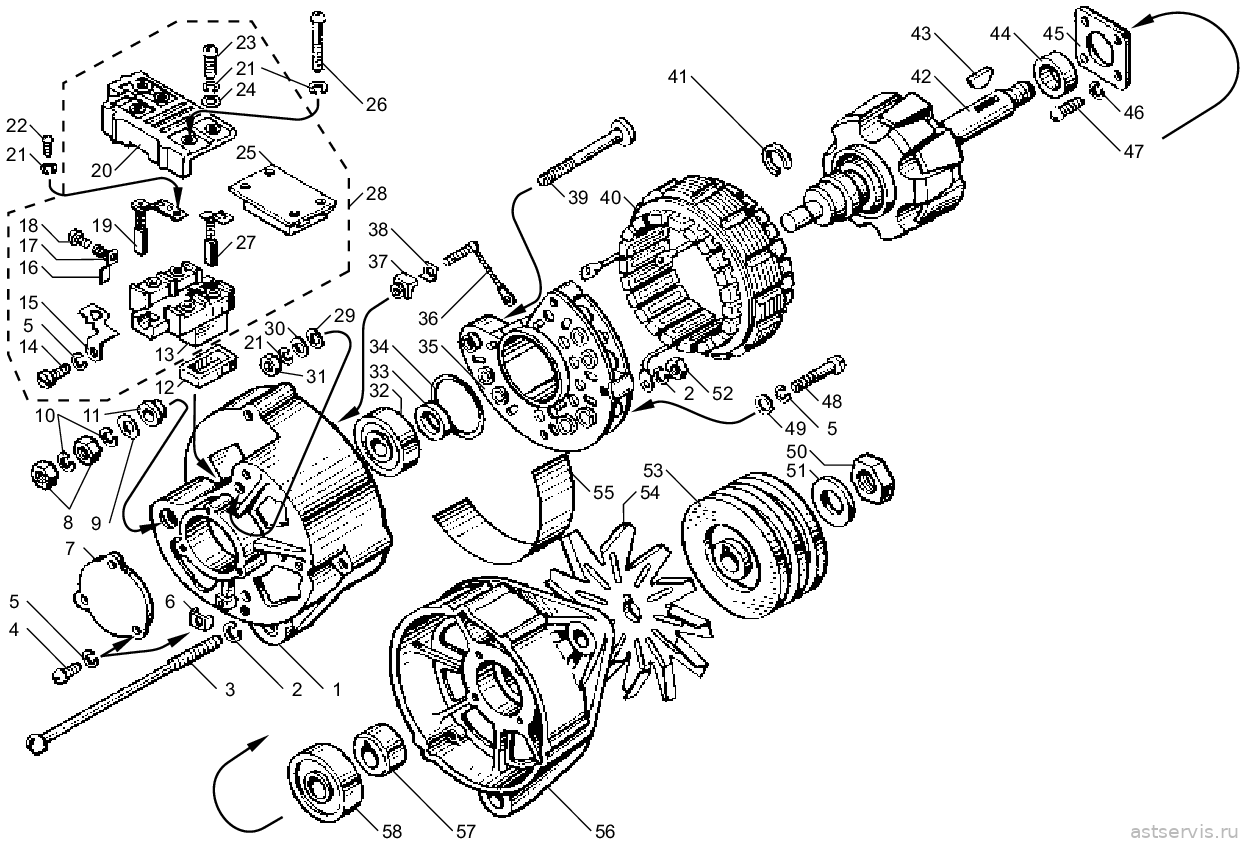 Рисунок 76 – Генератор 6582.3701-03