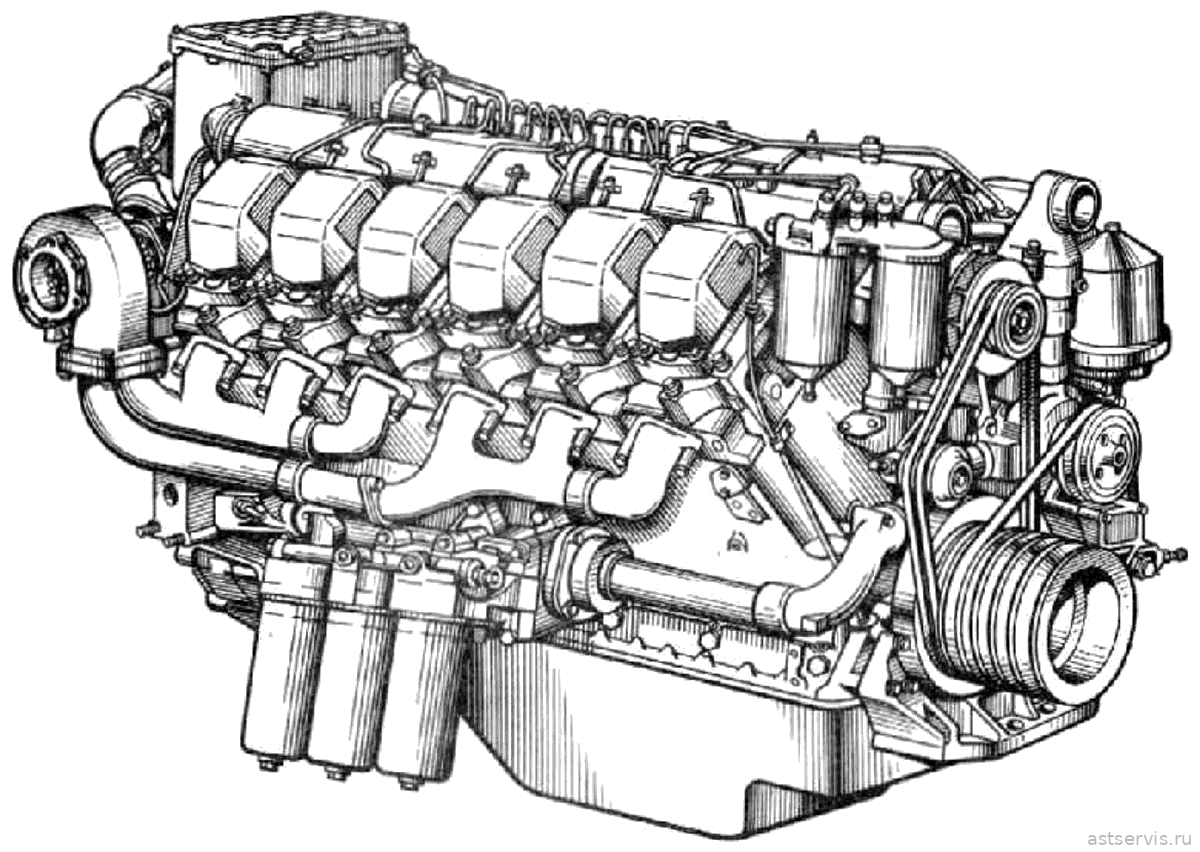 Рисунок 1 – Двигатель ЯМ3-8401.10