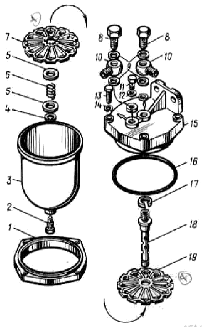 Рисунок 20 – Фильтр грубой очистки топлива
