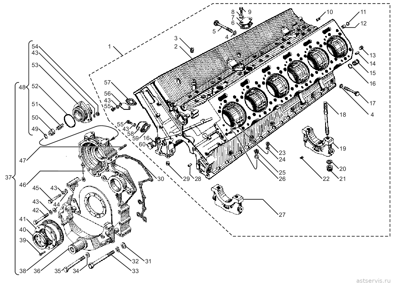 Рисунок 2 – Блок цилиндров